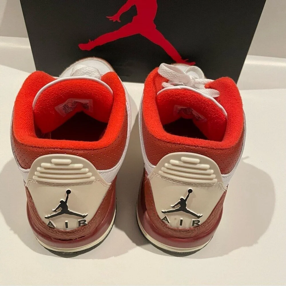 Nike Air Jordan 3 Retro SE Dunk on Mars (GS) DV7028-108 White/Orange SZ 7Y